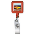 1.25" Square Full Color Badge Reel